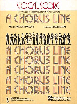 A Chorus Line Vocal Score 